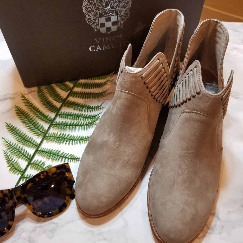 Vince Camuto Pevista booties Suede Gray - Picture 4 of 8